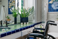 Accessible Bathroom with Pop of Color (6)