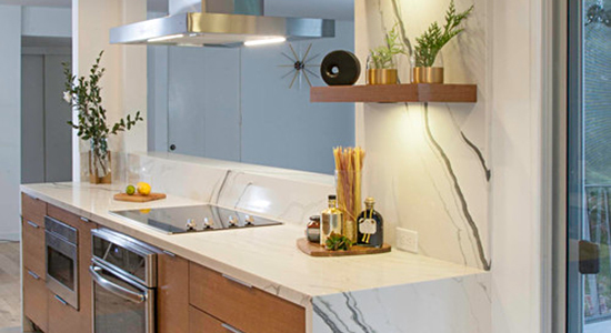 Glamour Contemporary Open Kitchen
