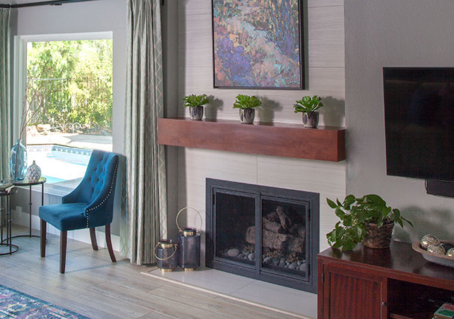 Peaceful Fireplace