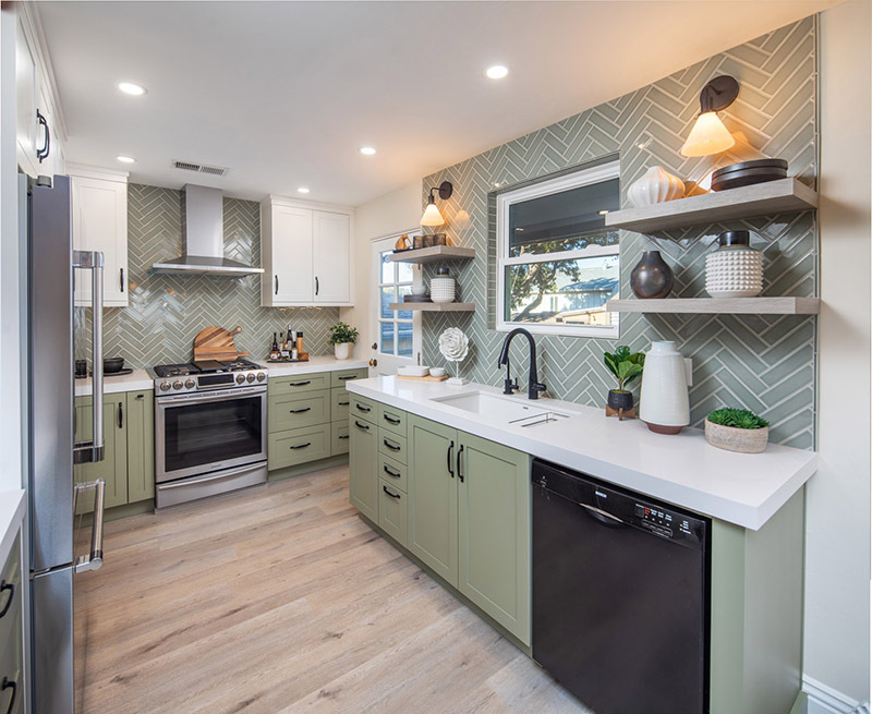 Green Serenity Kitchen
