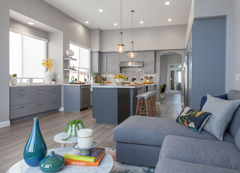 Gray Shaker Kitchen