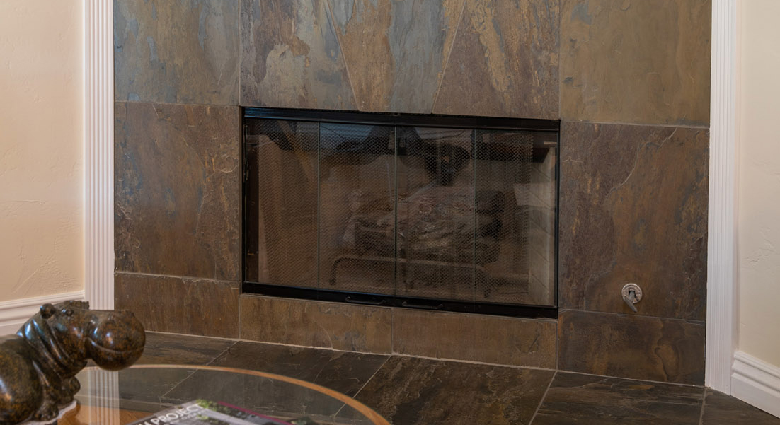 Colonial Slate Fireplace