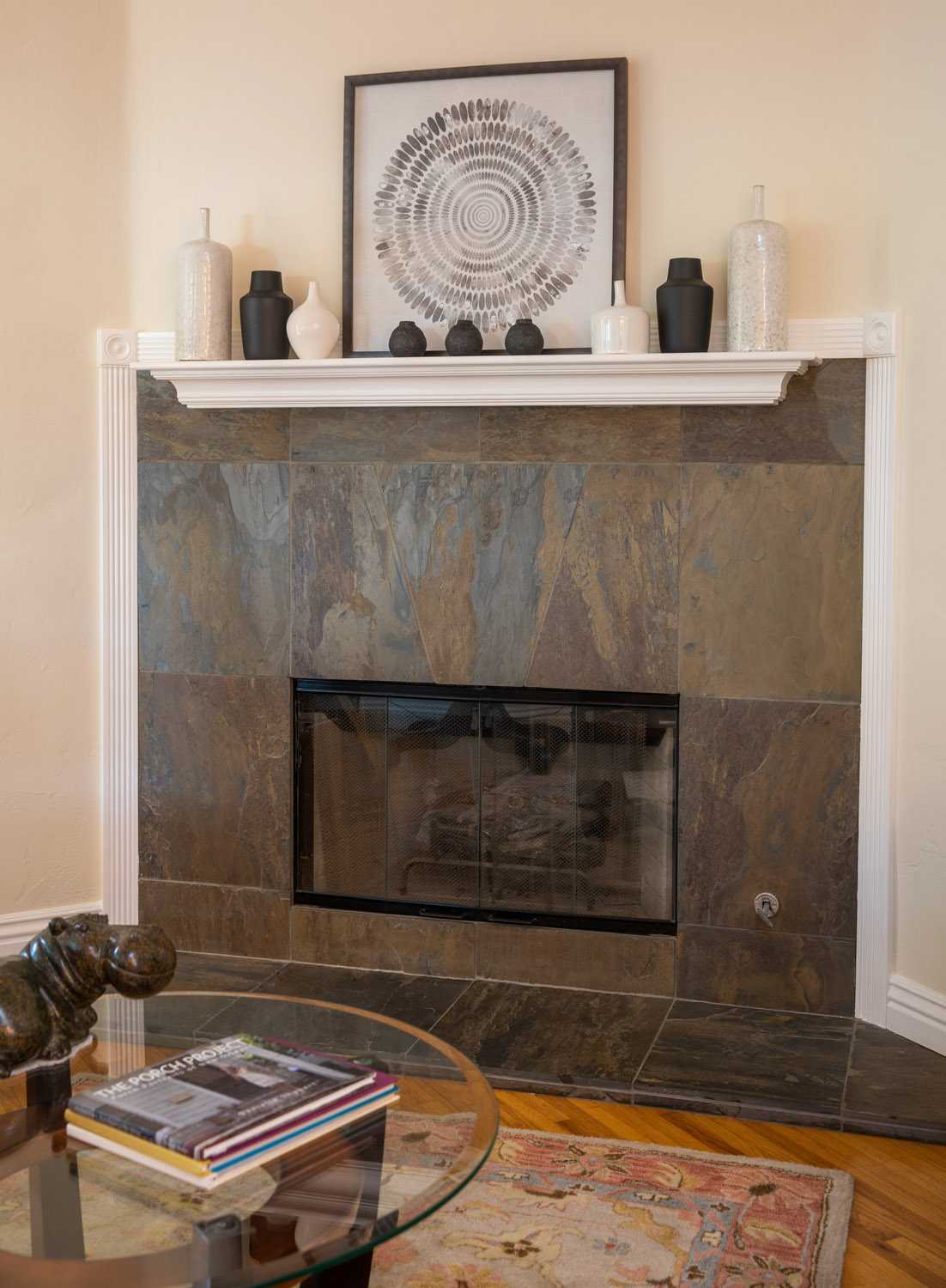 Colonial Slate Fireplace