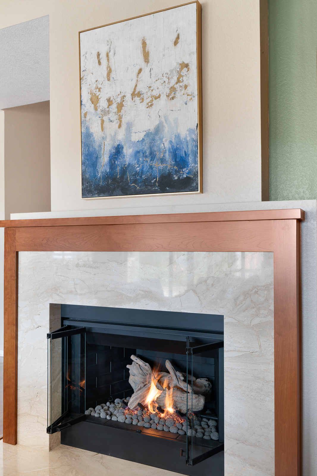 Fireplace Scripps Ranch Family Room