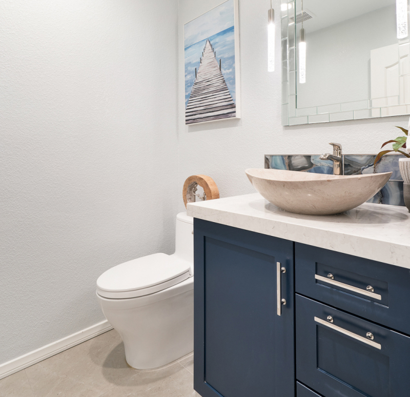 Coastal Powder Room