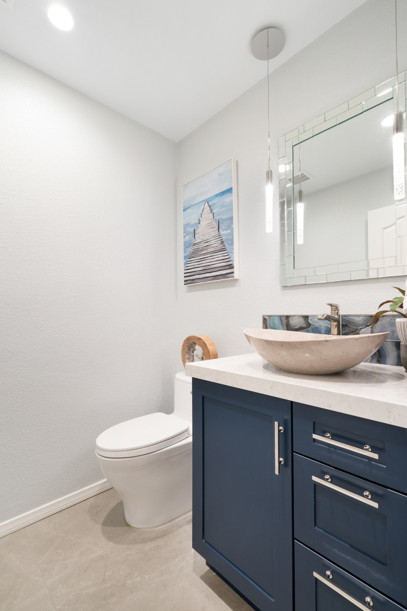 Coastal Powder Room