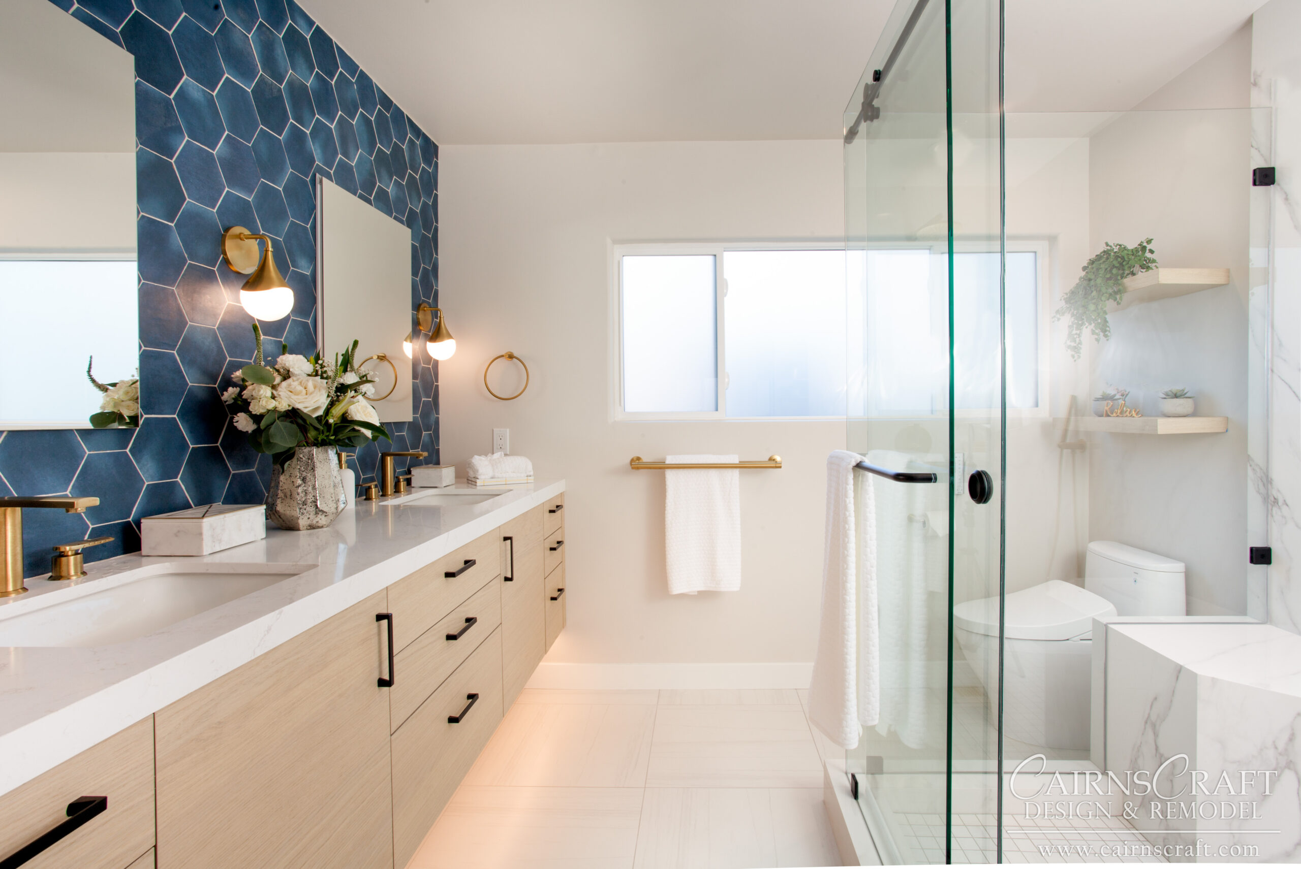 Beautiful Blue Bathroom