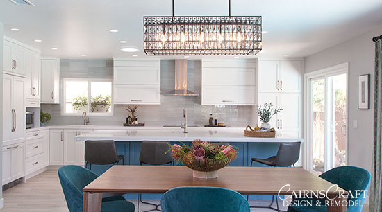 Modern kitchen transformation.