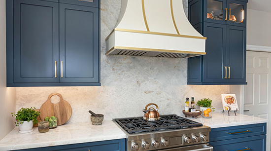 Beautiful Blue French Kitchen